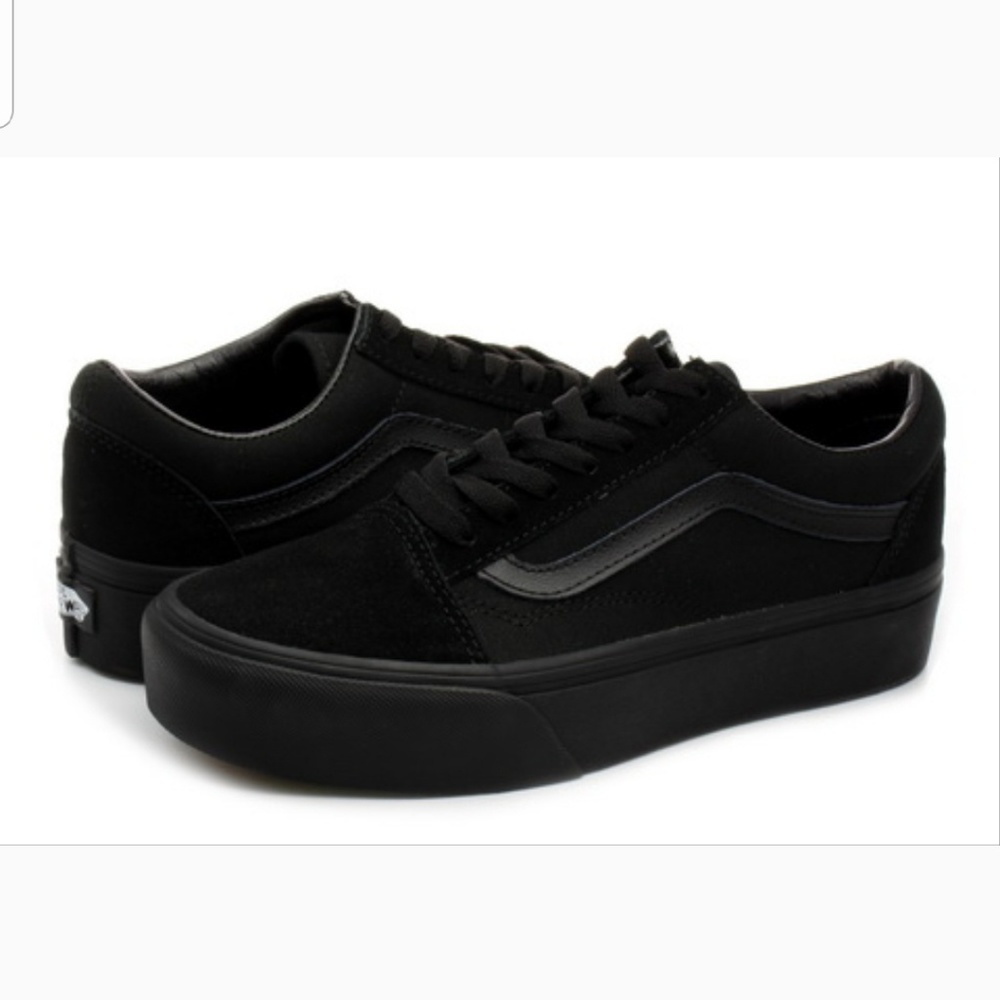 Brand New Vans Old School Platforms Sz8.5
